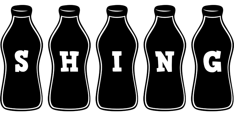 Shing bottle logo