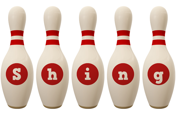 Shing bowling-pin logo