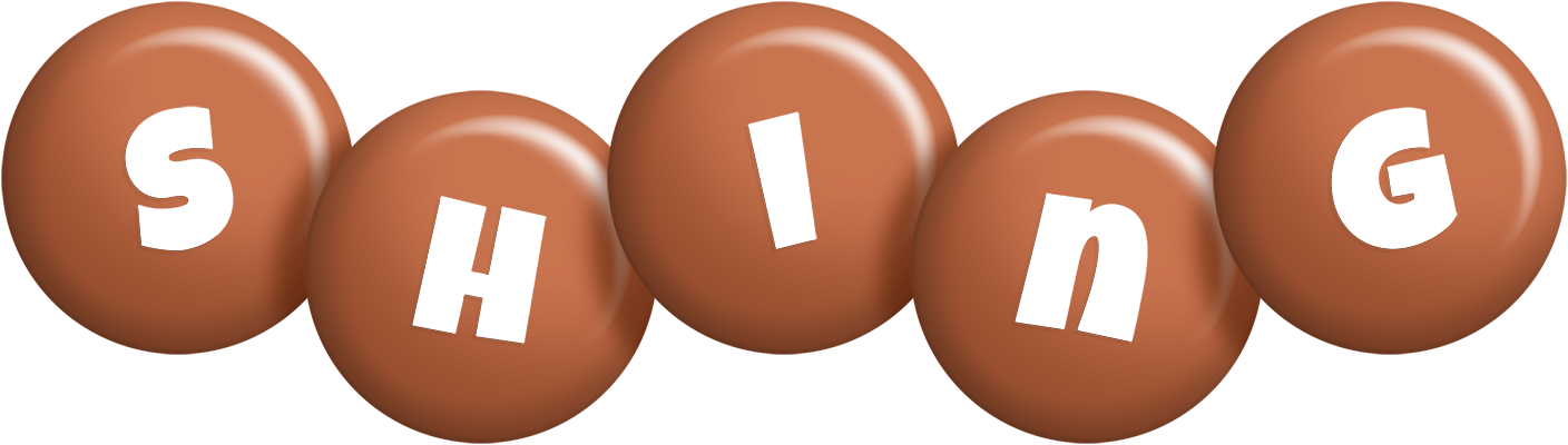 Shing candy-brown logo