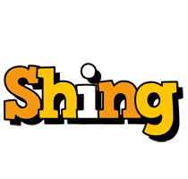 Shing cartoon logo