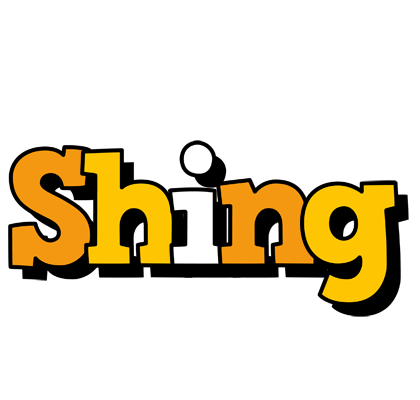 Shing cartoon logo