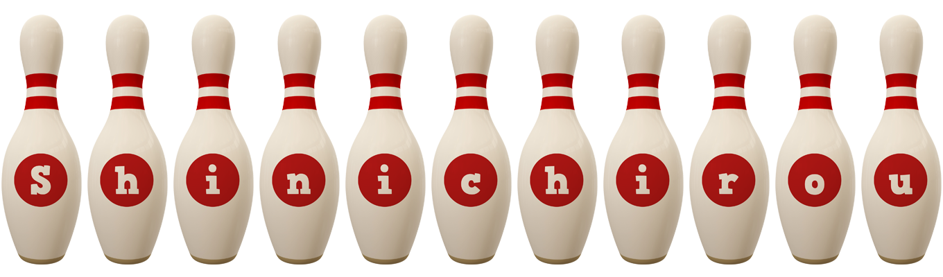 Shinichirou bowling-pin logo