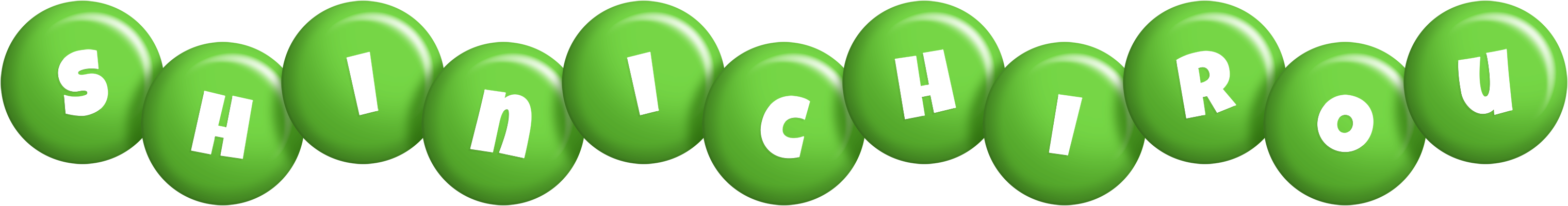 Shinichirou candy-green logo