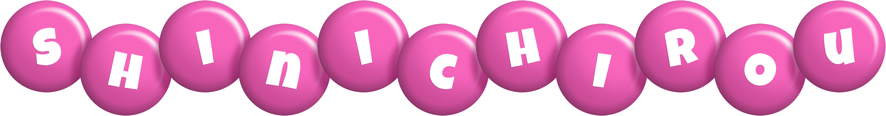 Shinichirou candy-pink logo