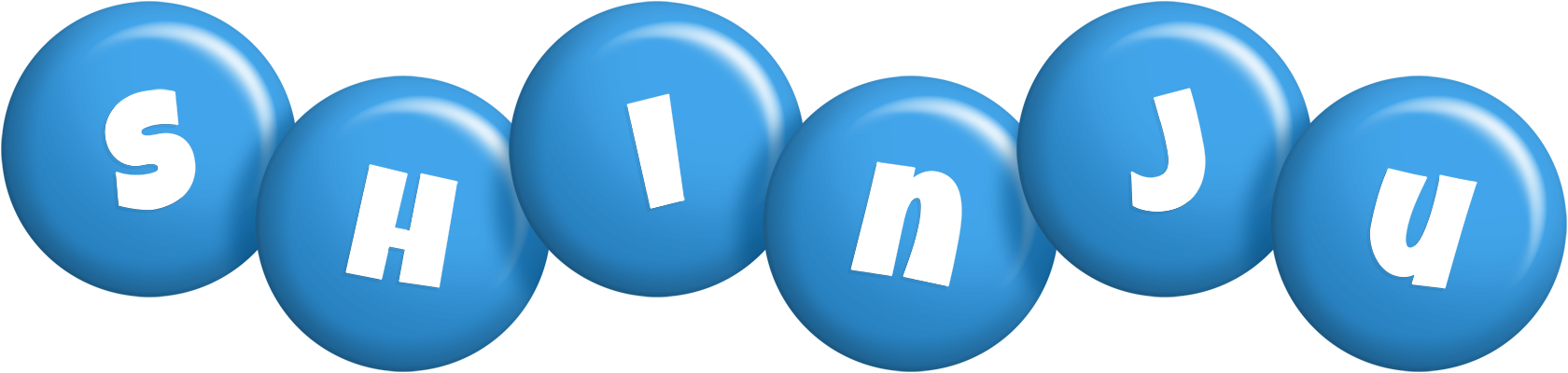 Shinju candy-blue logo