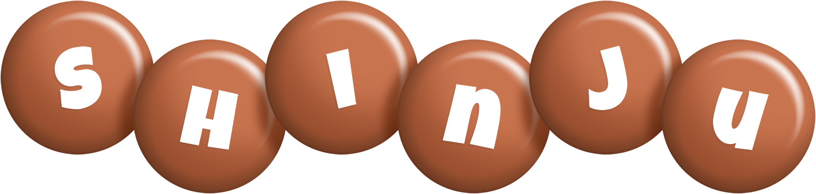 Shinju candy-brown logo