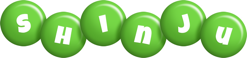 Shinju candy-green logo