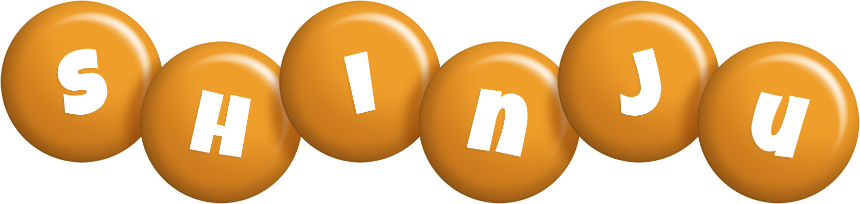 Shinju candy-orange logo
