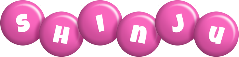 Shinju candy-pink logo