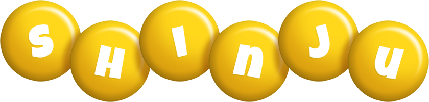 Shinju candy-yellow logo