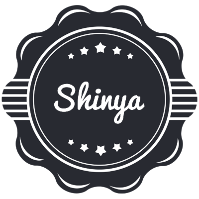 Shinya badge logo