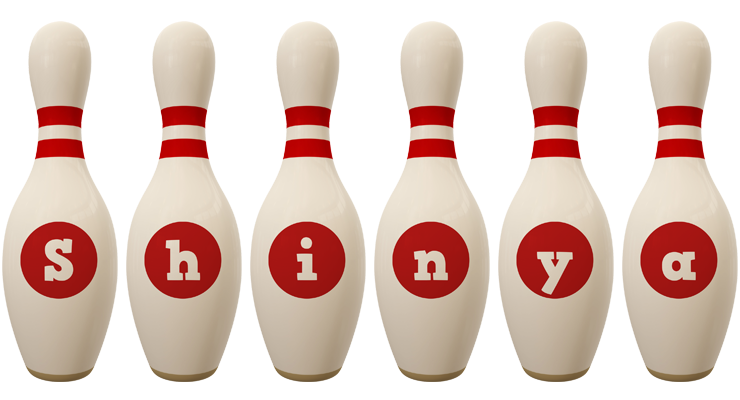 Shinya bowling-pin logo