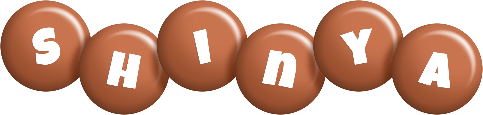 Shinya candy-brown logo