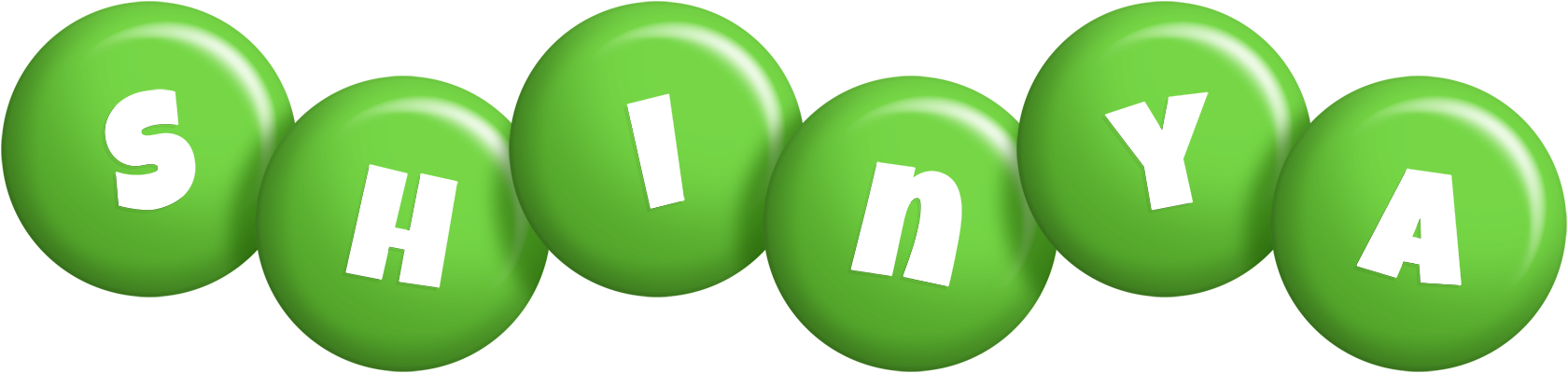 Shinya candy-green logo