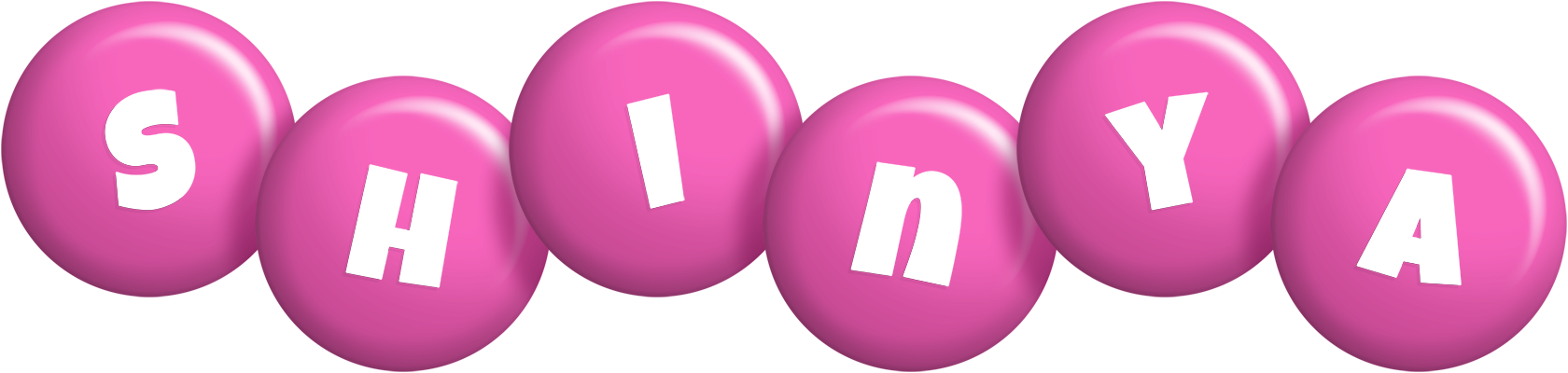 Shinya candy-pink logo