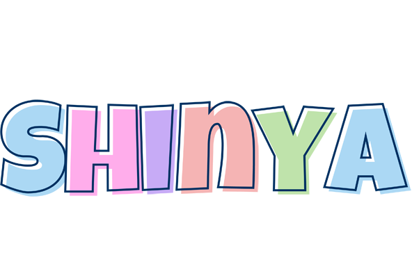 Shinya pastel logo