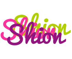 Shion flowers logo