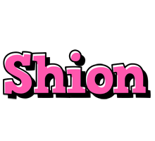 Shion girlish logo