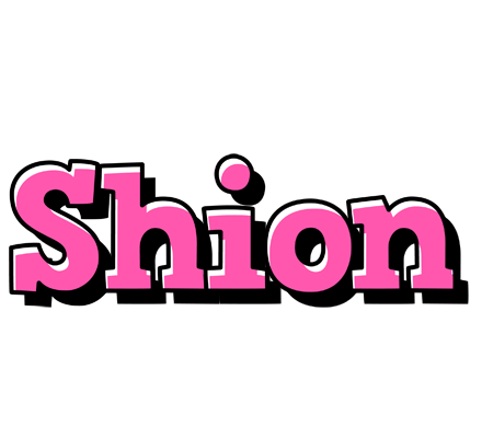 Shion girlish logo