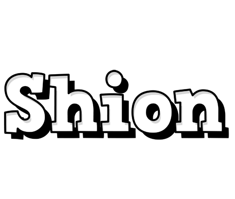 Shion snowing logo