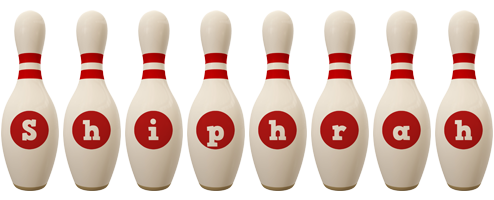 Shiphrah bowling-pin logo