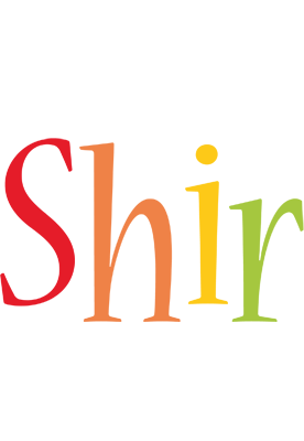 Shir birthday logo