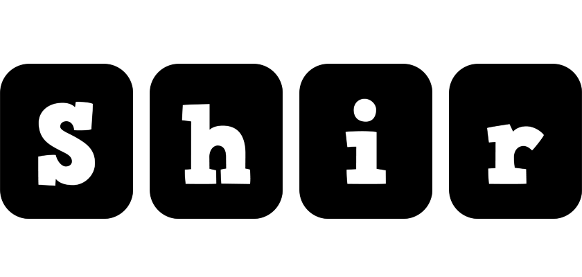 Shir box logo