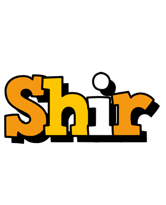 Shir cartoon logo