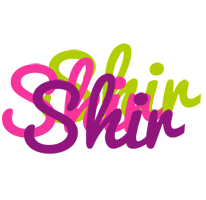 Shir flowers logo