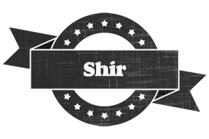 Shir grunge logo