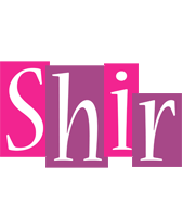 Shir whine logo