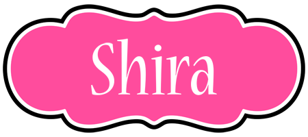 Shira invitation logo