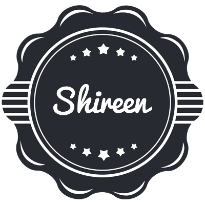 Shireen badge logo
