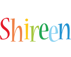 Shireen birthday logo