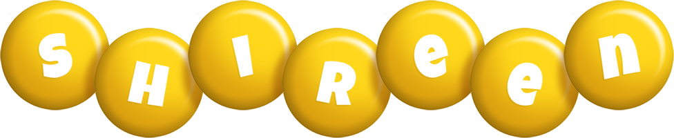 Shireen candy-yellow logo
