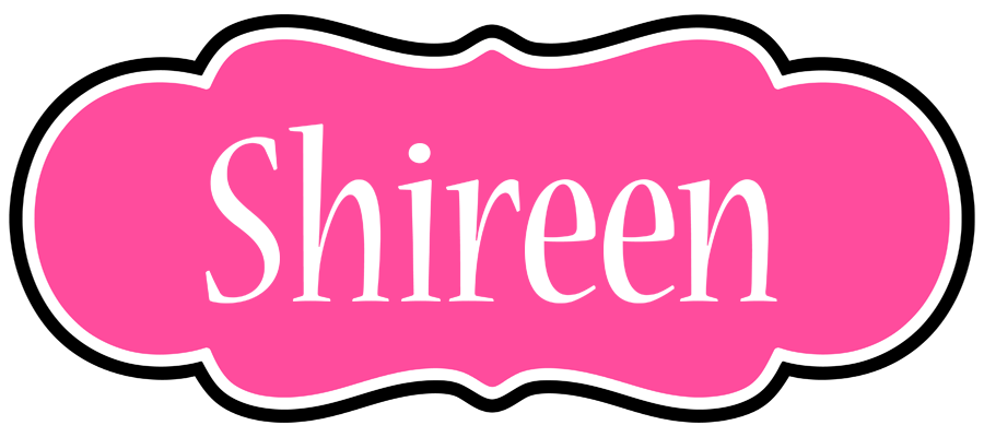 Shireen invitation logo