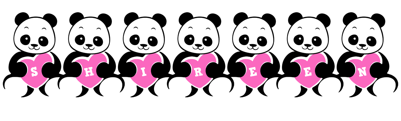 Shireen love-panda logo