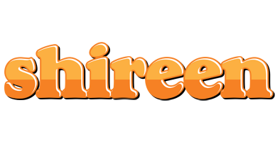 Shireen orange logo