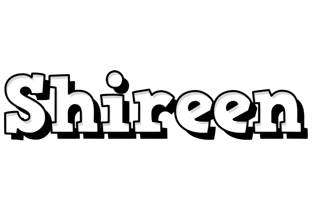 Shireen snowing logo