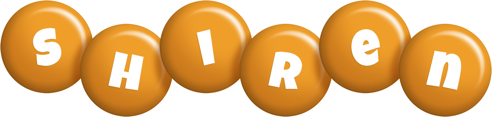 Shiren candy-orange logo