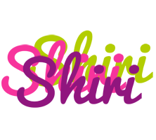 Shiri flowers logo
