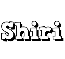 Shiri snowing logo