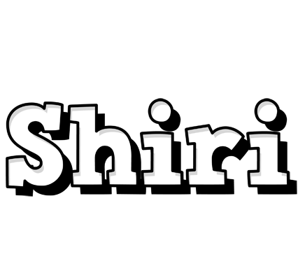Shiri snowing logo