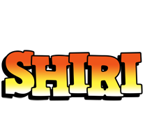 Shiri sunset logo