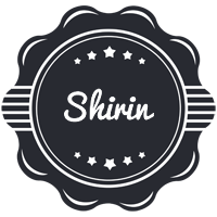 Shirin badge logo