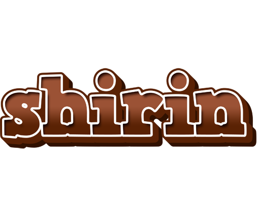Shirin brownie logo