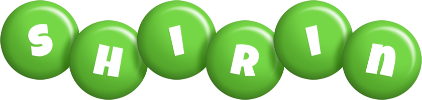 Shirin candy-green logo