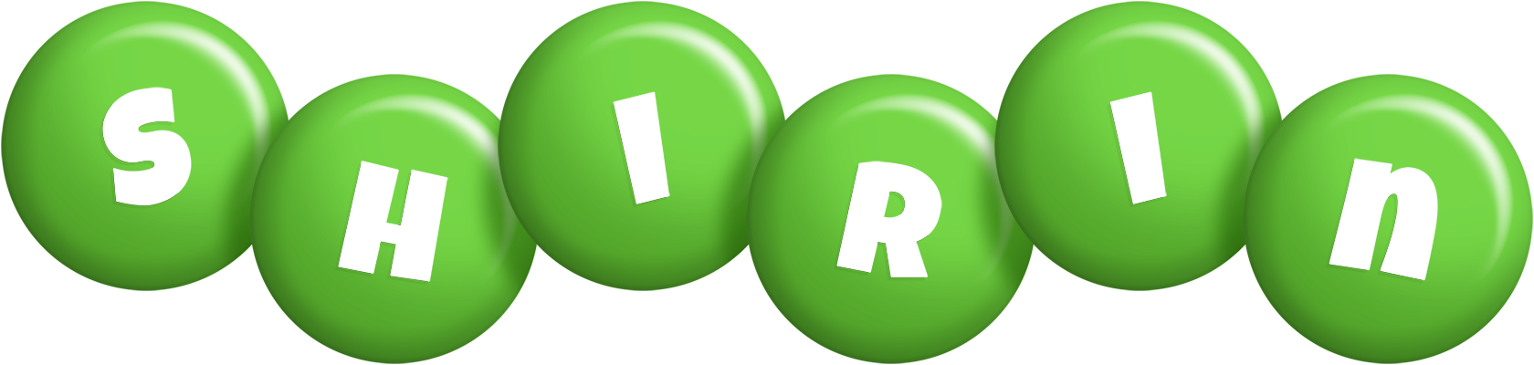 Shirin candy-green logo