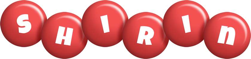 Shirin candy-red logo