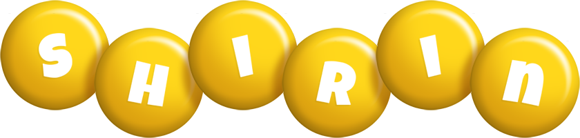 Shirin candy-yellow logo